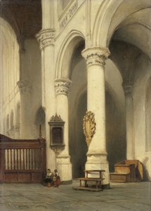 Kirkens interiør af Johannes Bosboom