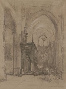 Udsigt over oxal af St. Janskerk i 