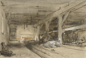 Stainterieur af Johannes Bosboom