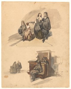 Undersøgelser af figurer af Johannes Bosboom