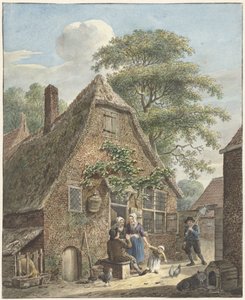 Familie til et bondehus