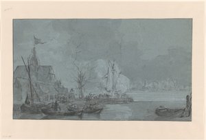 Sidste skud fra Dordrecht til franskmændene i Papendrecht, 1813