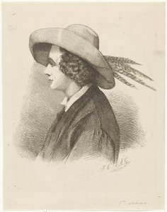 Portræt af Martinus Antonius Kuytenbrouwer i profil