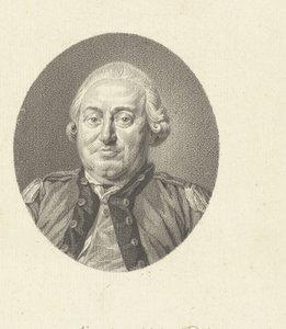 Portræt af ingeniøren Cornelis Rimelighed af Johannes Cornelis Mertens