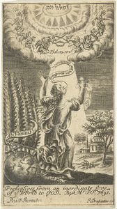 Kvinden er taget op til himlen af Johannes Drappentier (voor 1669 na 1713)