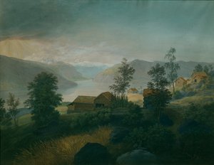 Fra Gudbrandsdalen (olie på lærred)