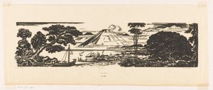 De baai (original titel på objekt) af Johannes Frederik Engelbert ten Klooster (signed by artist)