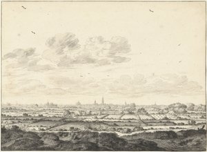 Udsigt over Middelburg af Johannes Goedaert