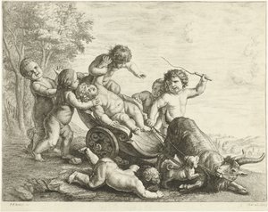 Putti med gedevogn
