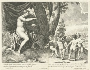Venus en dansende putti