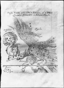 Kometen opdaget og observeret af Johannes Hevelius fra den 3. februar til den 28. marts 1661 i Gdansk