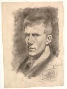 Selvportræt af Johannes Holbek