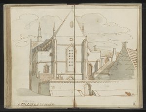 Catharijnekerk i Utrecht af Johannes Huibert Prins