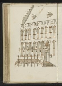 Facade af rådhuset i Nijmegen af Johannes Huibert Prins