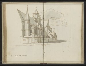 Mariakerk i Utrecht af Johannes Huibert Prins