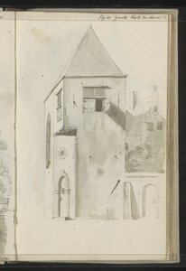 Bybilledet ved Grote Kerk i Hoorn af Johannes Huibert Prins