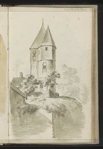 Tårnene i Noorderpoort i Hoorn af Johannes Huibert Prins