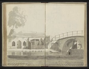 Weesbrug over Oudegracht i Utrecht af Johannes Huibert Prins