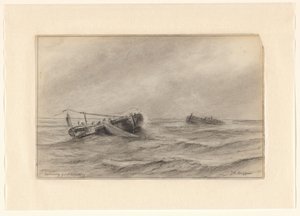 Fiskerfartøjer på havet