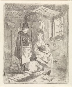 Familie i interiøret af Johannes Janson (possibly)