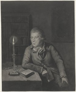 Selvportræt af Johannes Janson af Johannes Janson