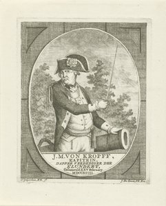 Portræt af Joachim Maurits von Kropff af Johannes Jelgerhuis