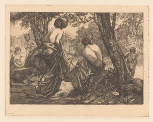 Badende kvinder af Johannes Josephus Aarts