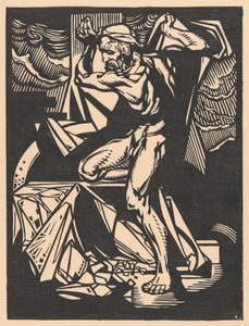 Samson ødelægger templets søjler af Johannes Josephus Aarts