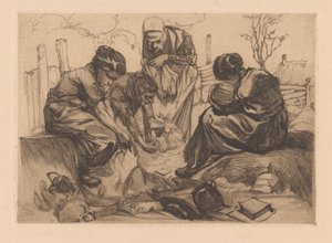 sørgende kvinder af Johannes Josephus Aarts