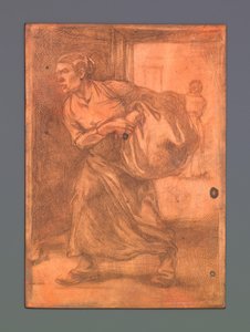 Kvinde bærer en balle af Johannes Josephus Aarts