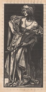 Kvinde med lut af Johannes Josephus Aarts