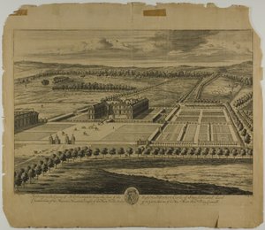 Althrop i County of Northampton, plade 27 fra Britannia Illustrata