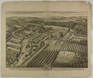 London, plade 31 fra Illustrated Britannia af Johannes Kip
