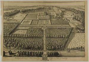 Maddingley, plade 57 fra Britannia Illustrata af Johannes Kip