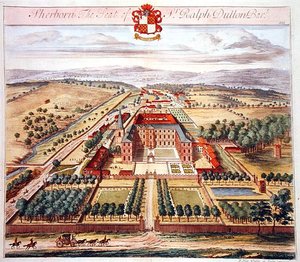 Sherborn, sæde for Sir Ralph Dutton (gravering)