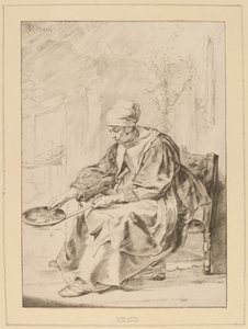 Pandekagekvinde, 1768. af Johannes Kornlein