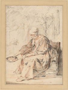 Pandekagekvinde, 1768. af Johannes Kornlein