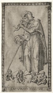 Saturn, 1547. af Johannes Ladenspelder
