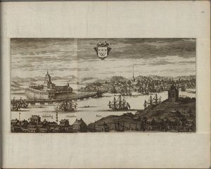 Vue de Vyborg (Rusland) - Udsigt over Vyborg, af Aveelen, Johannes van den (1655-1727). Kobberstik, Mellem 1667 og 1700. Nationalmuseum Stockholm af Johannes Van den Aveele