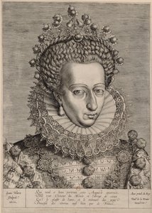 Catherine de Navarre af Johannes Wierix