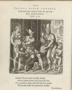 Den misbrugende tilbageholdelse af varer af Johannes Wierix