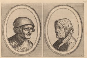 "Høvelig Goossen" og "Prijne Lecker-tants" af Johannes and Lucas van Doetechum after Pieter Bruegel the Elder
