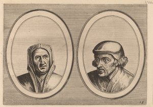 "Beveynsde Hil" and "Listighe Jorden" af Johannes and Lucas van Doetechum after Pieter Bruegel the Elder