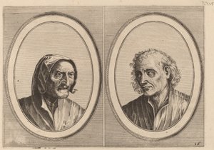 "Foockel Frons-muyl" og "Pietje Hard-loop" af Johannes and Lucas van Doetechum after Pieter Bruegel the Elder
