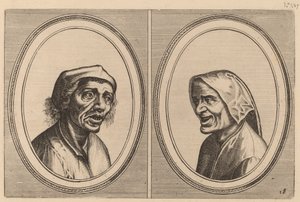 "Goe Geurtjen" og "Kribbighe Babbe" af Johannes and Lucas van Doetechum after Pieter Bruegel the Elder