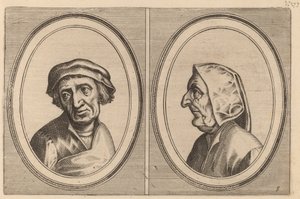 "Goelijeke Floor" og "Kinne Snavels" af Johannes and Lucas van Doetechum after Pieter Bruegel the Elder