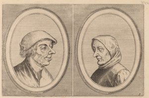 "Mondighe Melis" og "Smeerighe Els" af Johannes and Lucas van Doetechum after Pieter Bruegel the Elder
