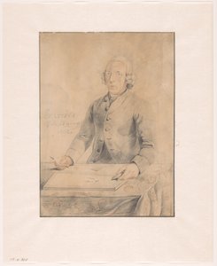Portræt af Pieter Pickée af Johannes de Koning (signed by artist)