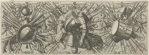 Pommes frites med dobbelt tromle Panoplia sev armamentarium... (serietitel)
