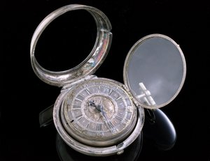 Verge ur. Haag, ca. 1695 (metal) (se også 259581-82) af Johannes van Ceulen